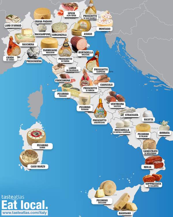 22 Maps That Shows You The Most Delicious Dishes Around The World